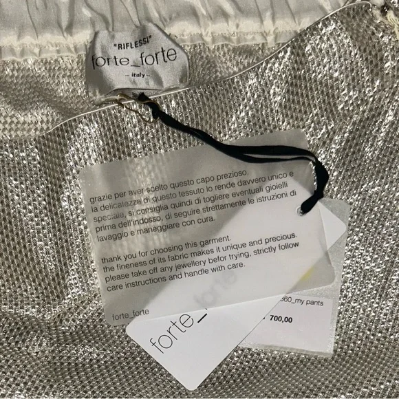 Chic Metallic Wide Leg Pants - Picture 3 of 16